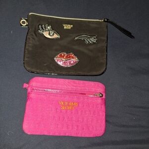 Victoria's Secret Black and Pink Bag Set